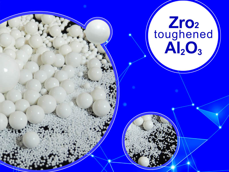 Zirconia toughened alumina grinding medium